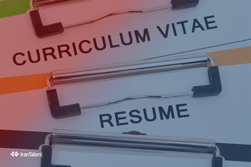 تفاوت بین رزومه و CV