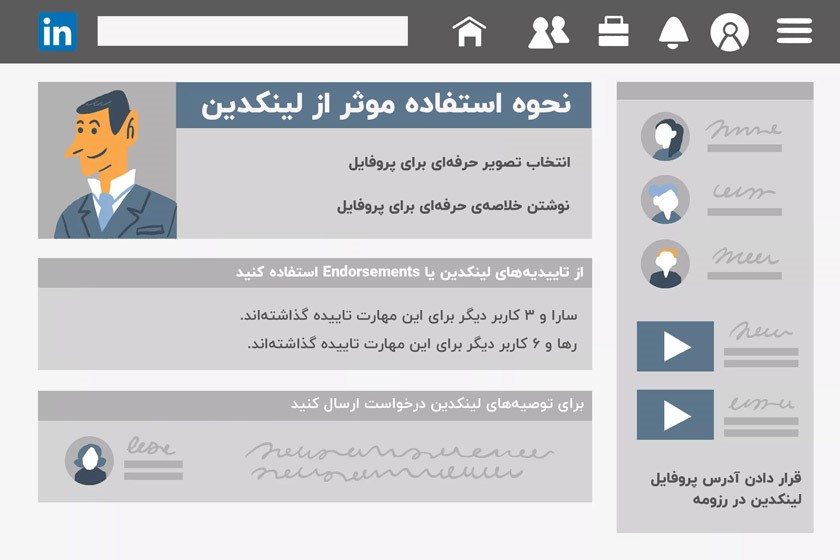 استفاده موثر از لینکدین